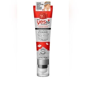 Yes To Tomatoes Detoxifying & Hydrating White Charcoal Spot Mud Mask, 2 Oz